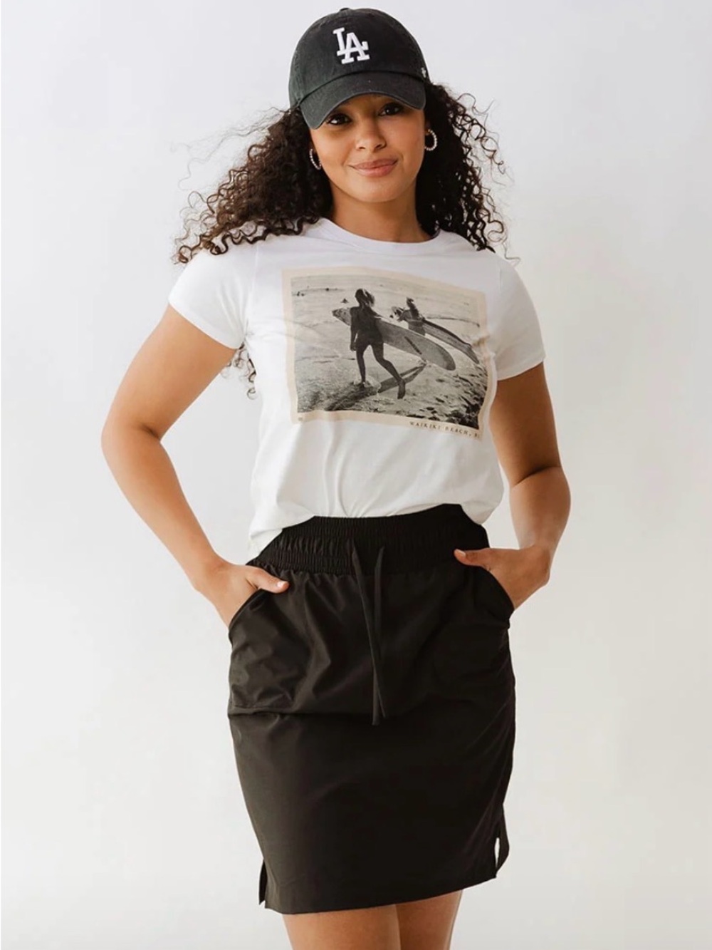 Albion The Away Skirt in Black Large